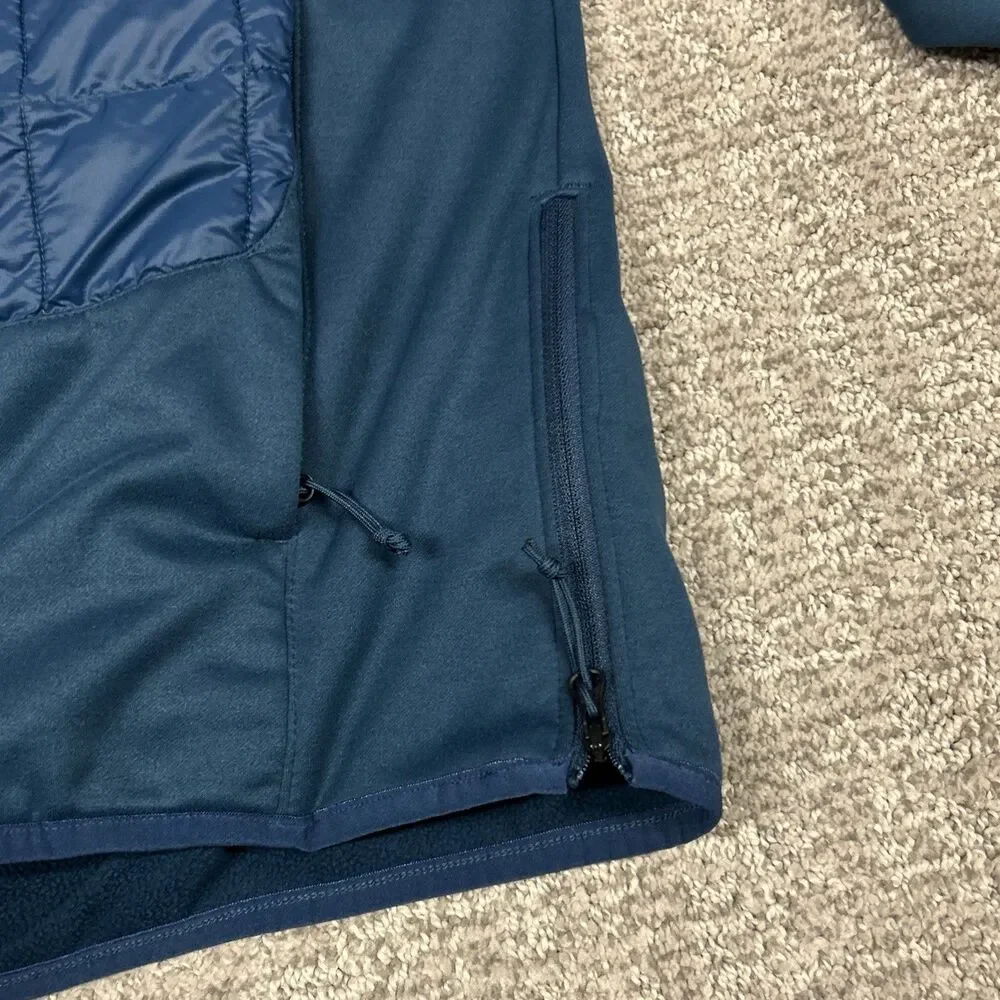 The North Face Thermoball Eco Hybrid Jacket 2.0 Mens XL 1/4 Zip Teal Blue Hooded